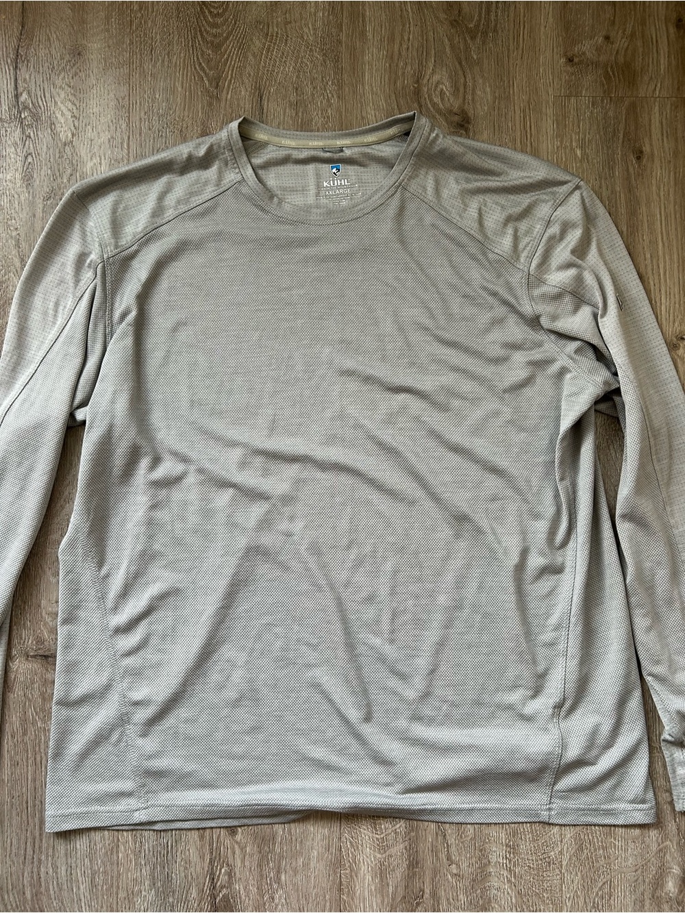 Kuhl Men's Long Sleeve Crew Sun Shirt - Light Taupe